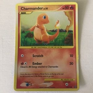 RARE Charmander Holographic Pokémon Card